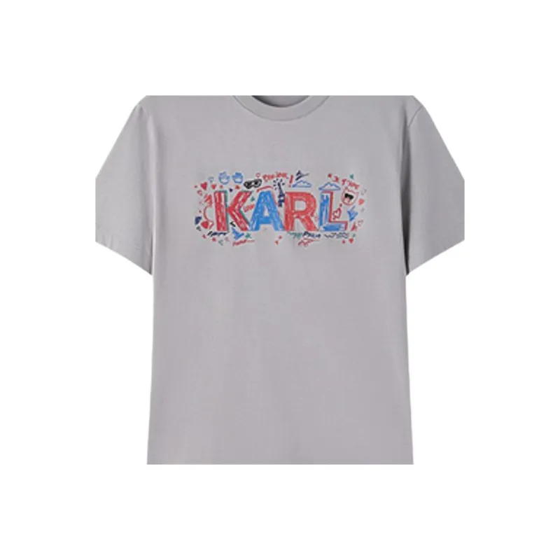 KARL LAGERFELD SS25 T Shirt Men's Gray-2