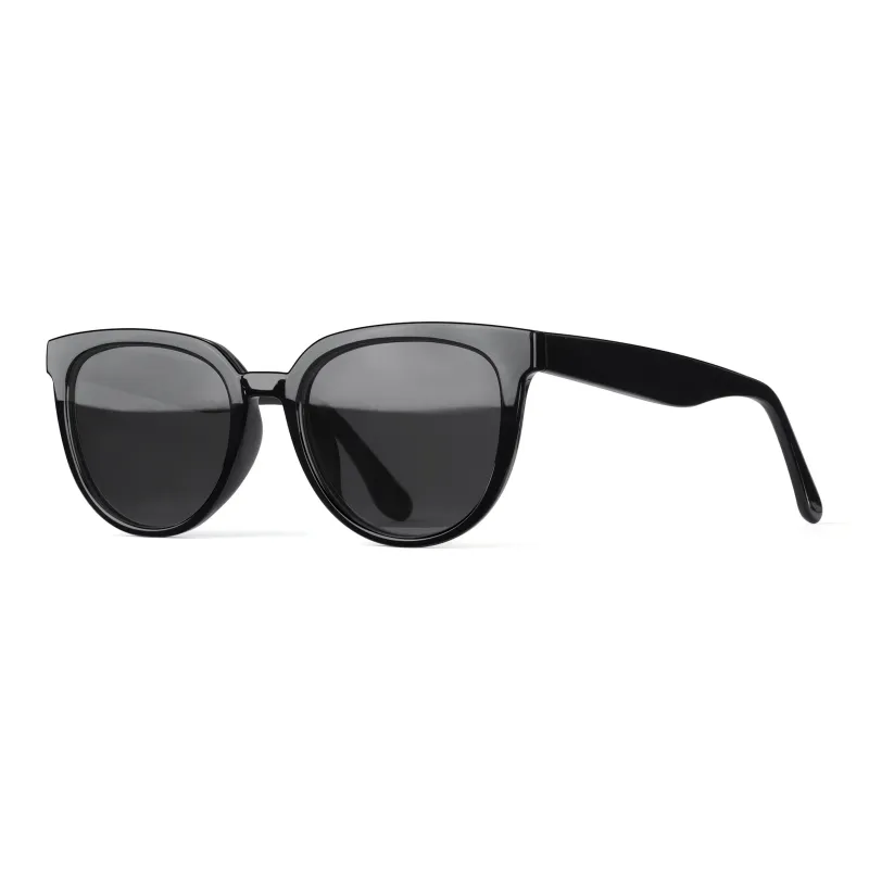 LASHION TR/Memory Plastic Round Sunglasses Women's-5
