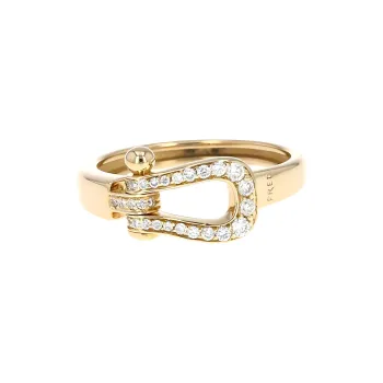 FRED 18kt Yellow Gold Force 10 Ring
