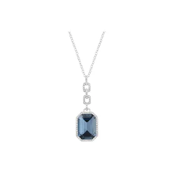 Swarovski Faux Crystal Necklaces Women's Silver