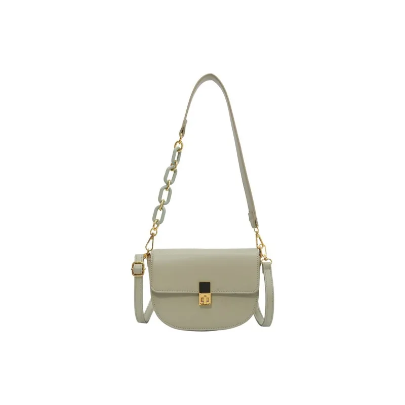 Yalu PU Shoulder Bag, Crossbody Bag Regular Women's Khaki/White/Black/Gray/Yellow/Green-35
