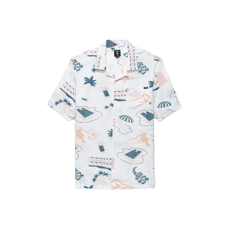 Vans Scenic Shirts Men White-0