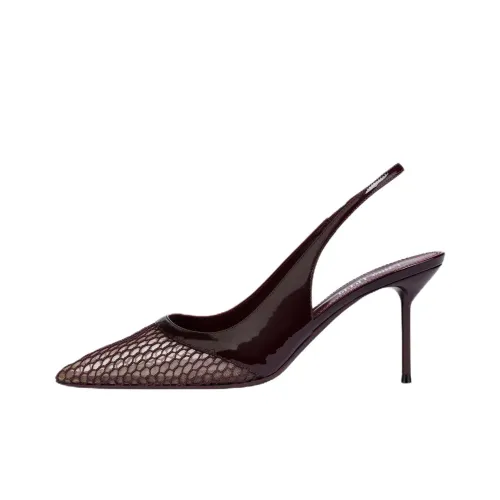 Paris Texas Lidia Slim Heel High Heels 7cm Women's Burgundy