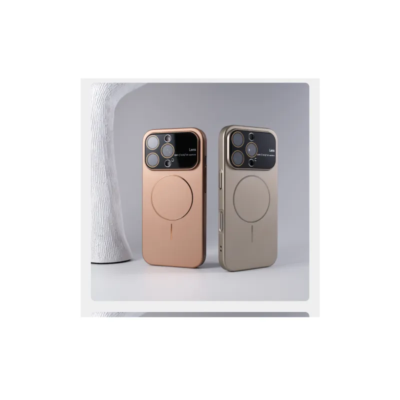 DEPA PC Material Fully Enclosed Large Lens Window Phone Cases Compatible With Apple 12/13/14/15/16 Series Minimalist-2