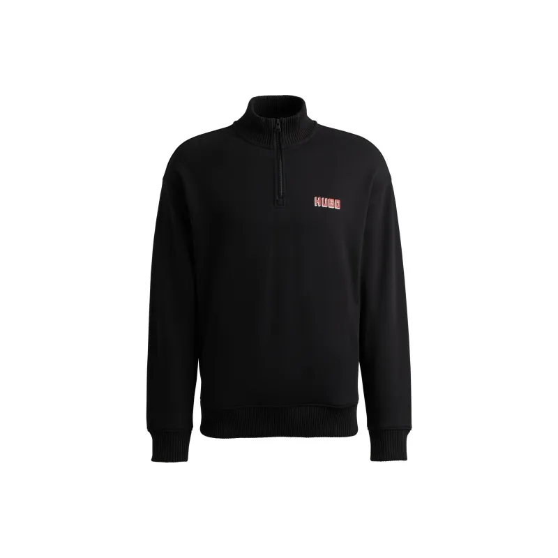 HUGO BOSS Logo print Cotton Sweatshirt-0
