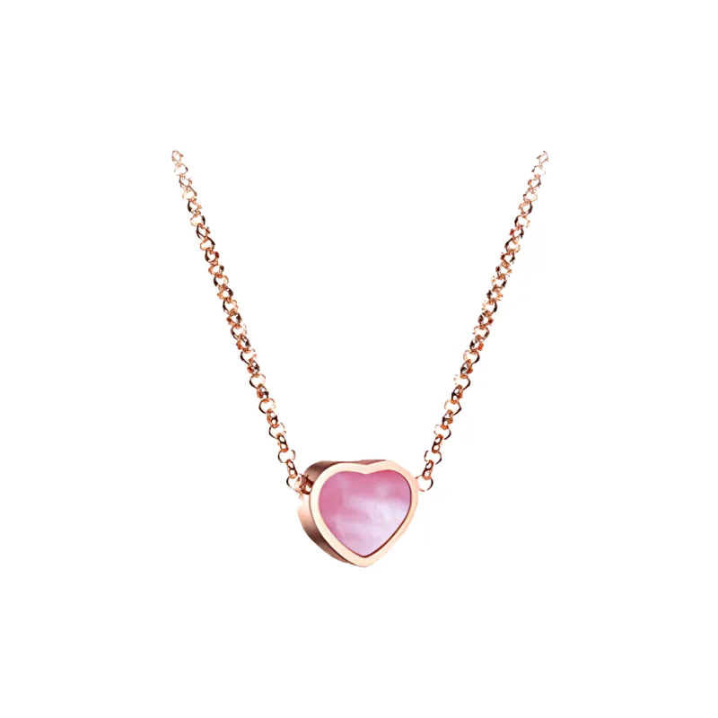 CHOPARD 18K Rose Gold, Mother Of Pearl Necklaces Unisex-1
