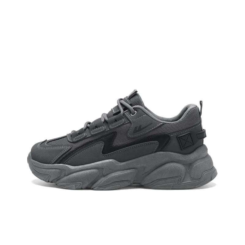 Warrior Low Top Chunky Sneakers Men's Gray-0