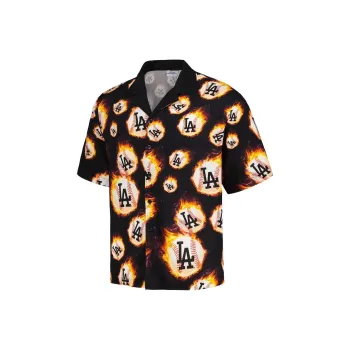 MLB x PLEASURES Los Angeles Dodgers Shirt Men's Black