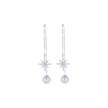 QIANFANGDAHUANGYE Alloy Drop Earrings Women's