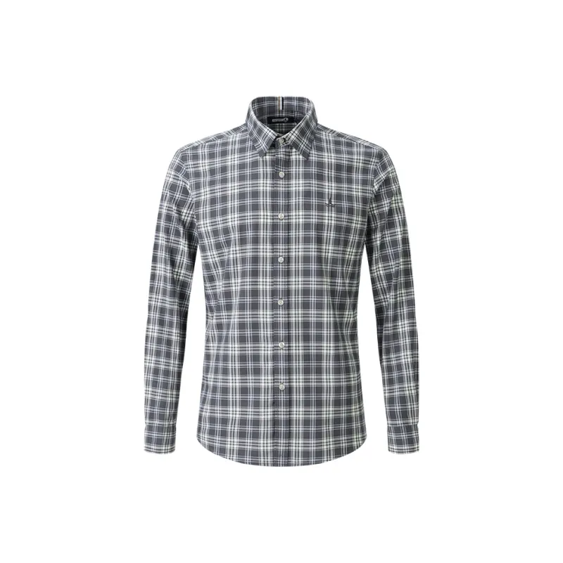 NAVIGARE Shirt Men's Dark Stone Gray/White-0