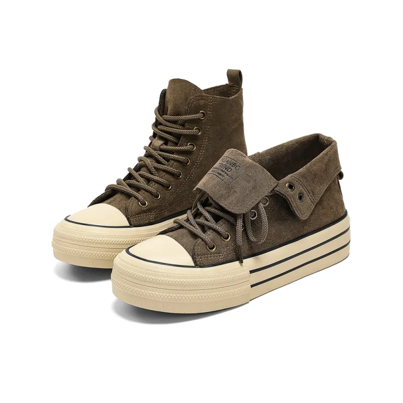 ROBINHOOD Anti Slip And Wear Resistant Lightweight Height Increasing High Top Canvas Shoes Unisex Box-8