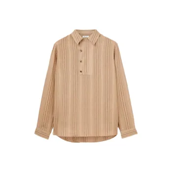 Loro Piana SS24 Shirt Men's Ginseng Light Yellow