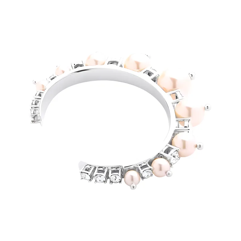 MIU MIU Pearl Bangles Women's Silver-1