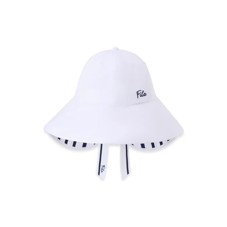 FILA FUSION Polyester Bucket Hats Women's Snow-0
