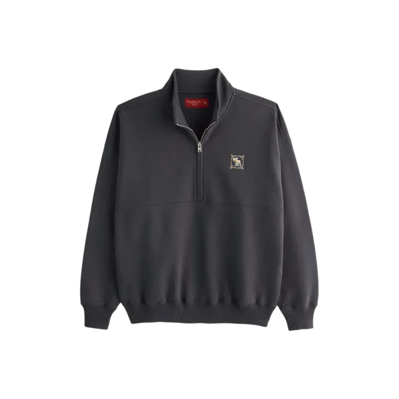 Abercrombie＆Fitch Sweatshirt Men's Dark Gray-0
