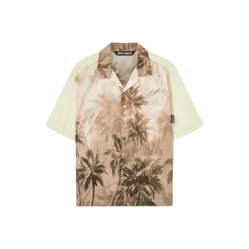 PALM ANGELS Sunset Palms Bowling Shirt