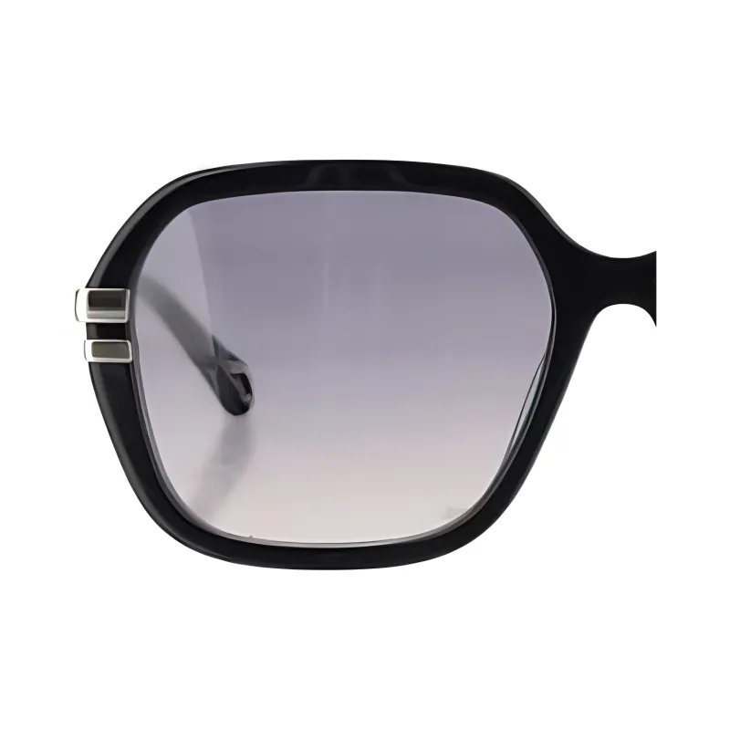 Chloe Acetate Square Sunglasses Women's Black-2