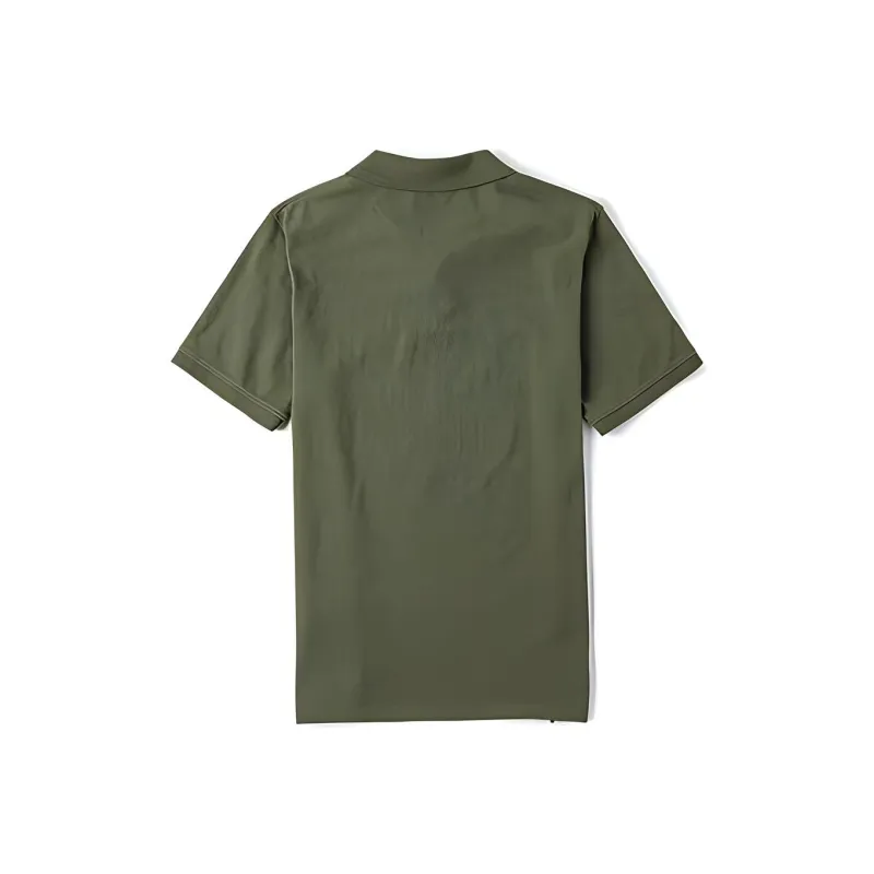Champion Polo Shirts Unisex Olive Green-1