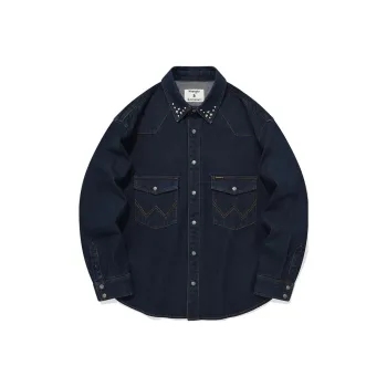 Wrangler X COVERNAT Shirts Unisex Blue