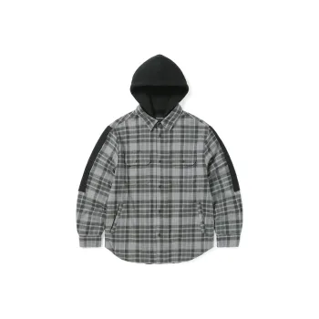 Thisisneverthat Fcp Plaid Check Hood Shirt