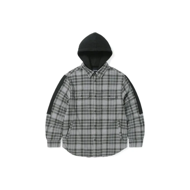 Thisisneverthat Fcp Plaid Check Hood Shirt-0