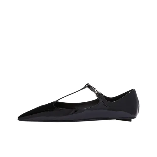 The Attico Buckled Ballerina Flats Women's
