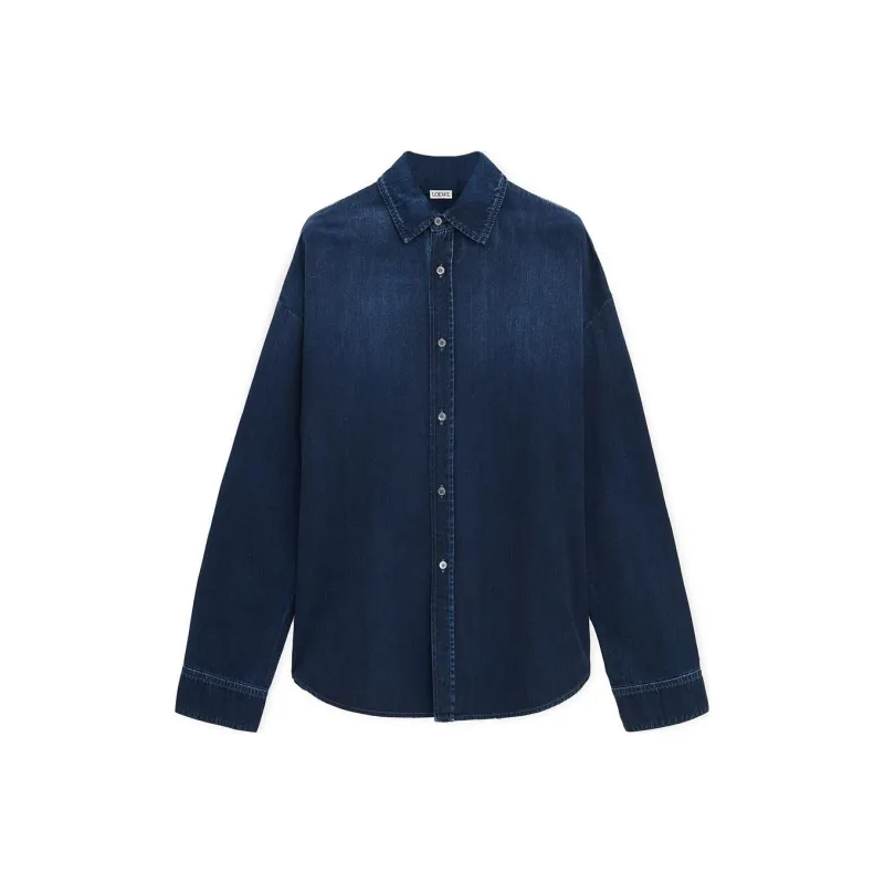 LOEWE Anagram Denim Overshirt-0