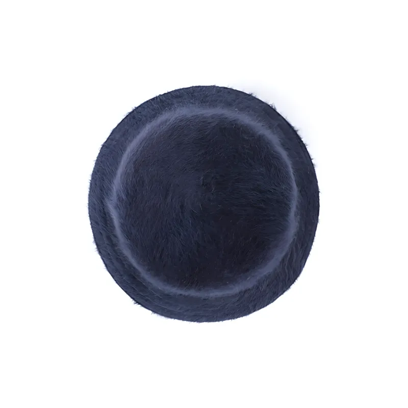 KANGOL Rabbit Fur Modified Acrylic Polyamide Bucket Hats Women's Blue-2