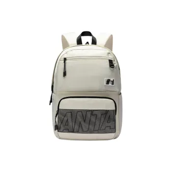 CHAOJIANTA Nylon Backpack Unisex Light Beige White