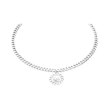 CHIARA FERRAGNI Brass Necklaces Unisex Silver