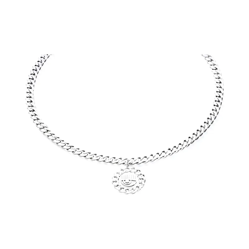CHIARA FERRAGNI Brass Necklaces Unisex Silver-0