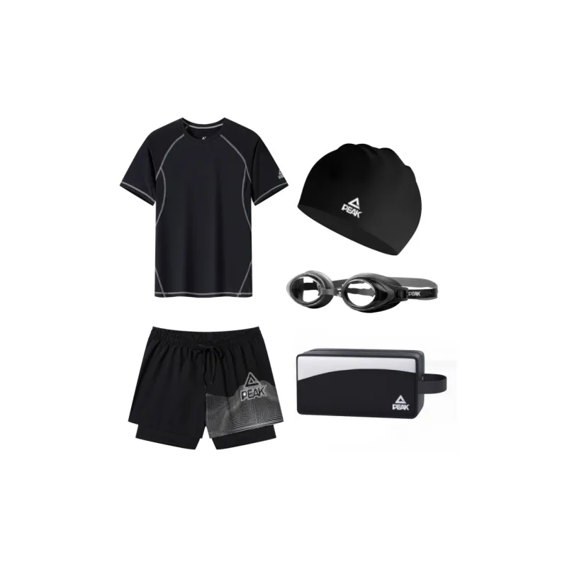 PEAK Swimming Sets Beach, Swimming Pool Men's Black-6