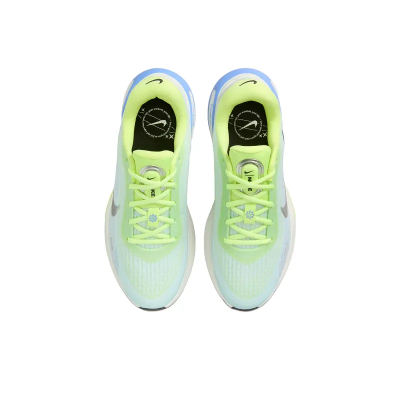 Nike Journey Run Light Lemon Twist Glacier Blue Royal Pulse Metallic Silver Women's-2