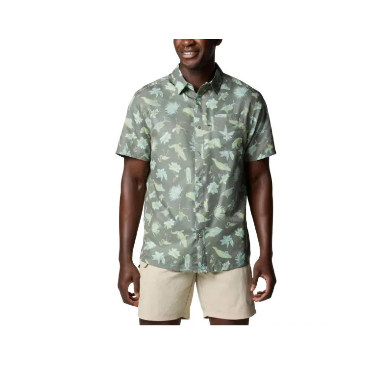 Columbia PFG Super Slack Tide Shirt Men's Cypress Color-0