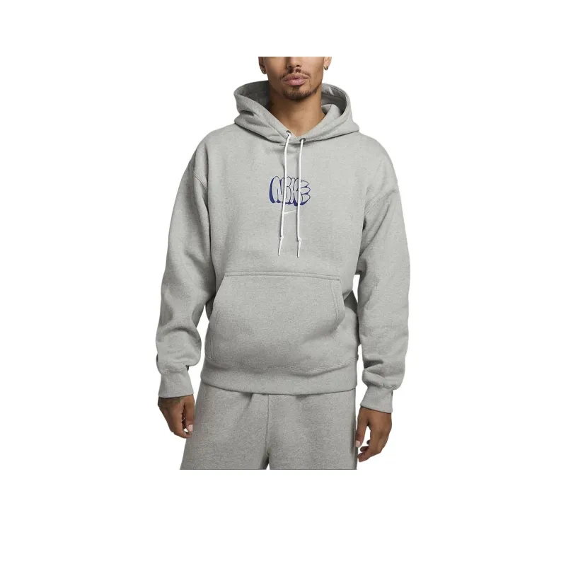 Nike Solo Swoosh Sweatshirt Men's Dark Gray Mixed Color-0