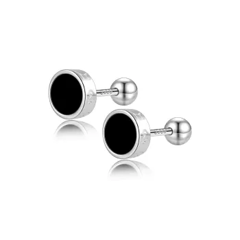 KiNGZiT S 999 Fine Silver Stud Earrings Unisex