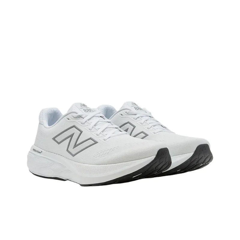 New Balance NB Fresh Form X 880 V15 Anti Slip Wear Resistant Low Top Running Shoes Unisex White Gray-2