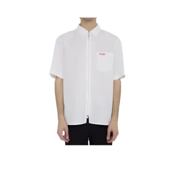 DIOR Zip Up Short Sleeved Shirt