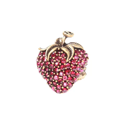 GUCCI Accessories Rings Women's Red