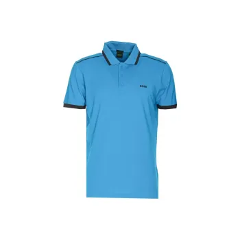 HUGO BOSS Logo print Piqué Polo Shirt