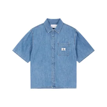 CALVIN KLEIN Shirt Men's Medium Blue