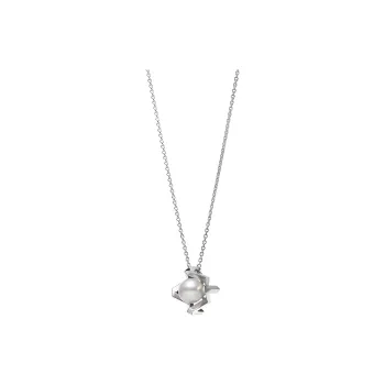 MIKIMOTO Necklaces Unisex Silver