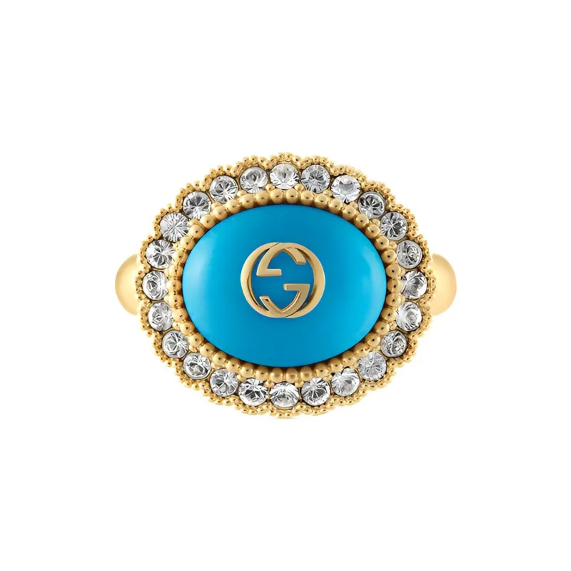 GUCCI Rings Women's Blue-1