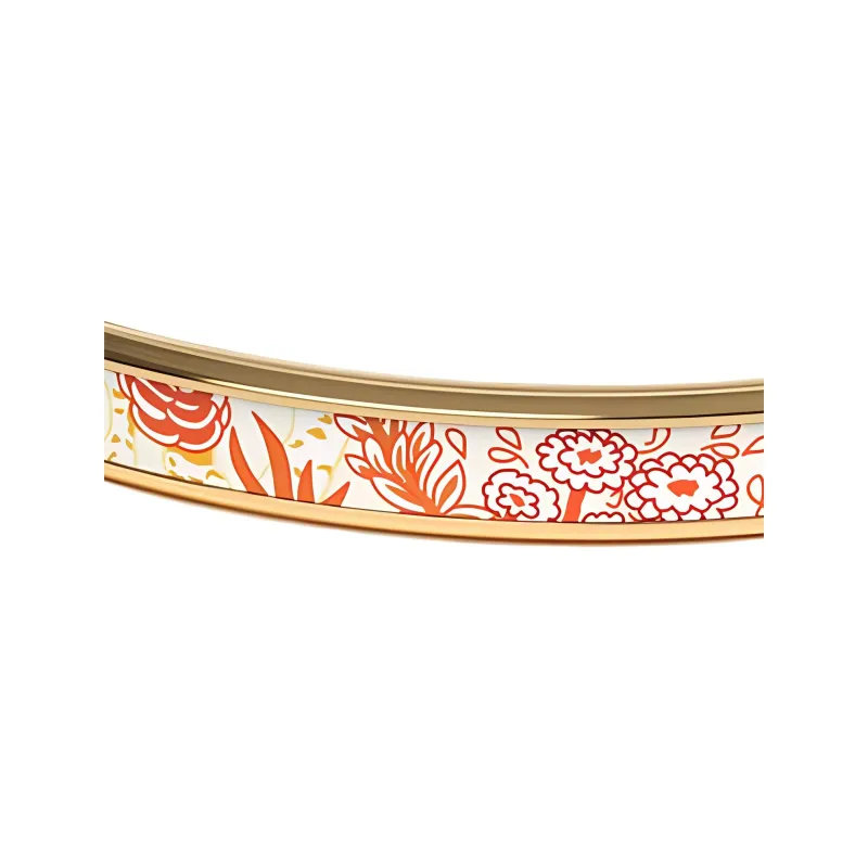 HERMES Gold Plated Bangles Women's Gold-2