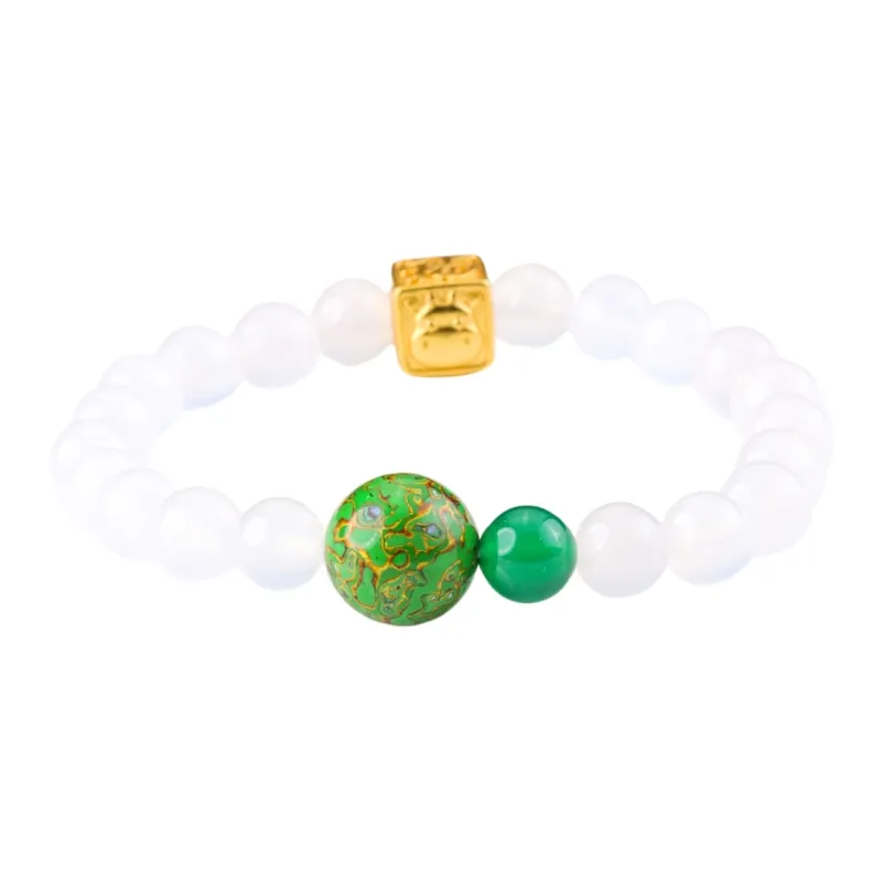 TIANTAISHAN Natural Agate Bracelets Unisex-5