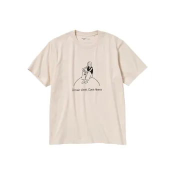 UNIQLO/UNIQLO Peace For All Series T Shirts Unisex Light Beige