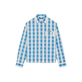Jacquemus Shirts Men Light Blue