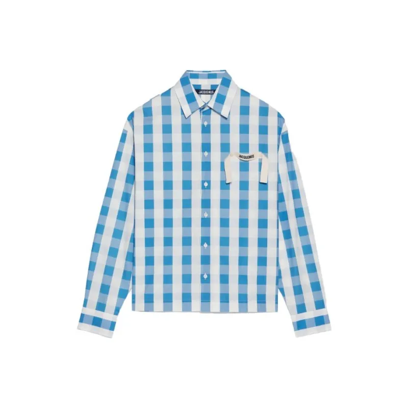 Jacquemus Shirts Men Light Blue-0