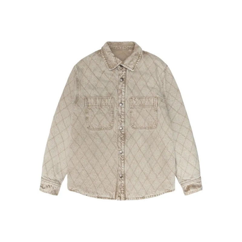 Stussy Quilted Denim Shirt-5
