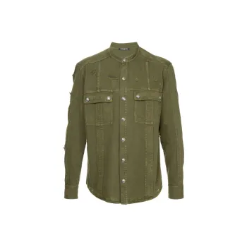 BALMAIN Shirts Men Green